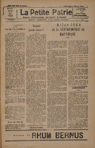 La Petite Patrie (n° 873)