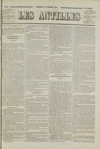 Les Antilles (1878, n° 17)