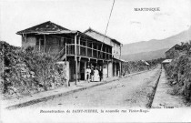 Martinique. Reconstruction de Saint-Pierre, la nouvelle rue Victor Hugo
