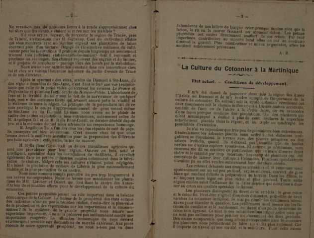 Bulletin agricole de la Martinique (janvier 1922)