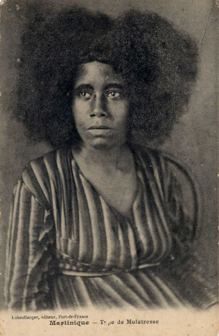 Martinique. Type de Mulatresse