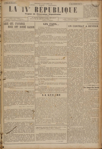 La IVème République (n° 37)