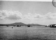 Fort-de-France. Aterrissage de l'escadrille américaine dans la baie des Flamands