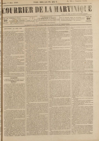 Le Courrier de la Martinique (1848, n° 45)