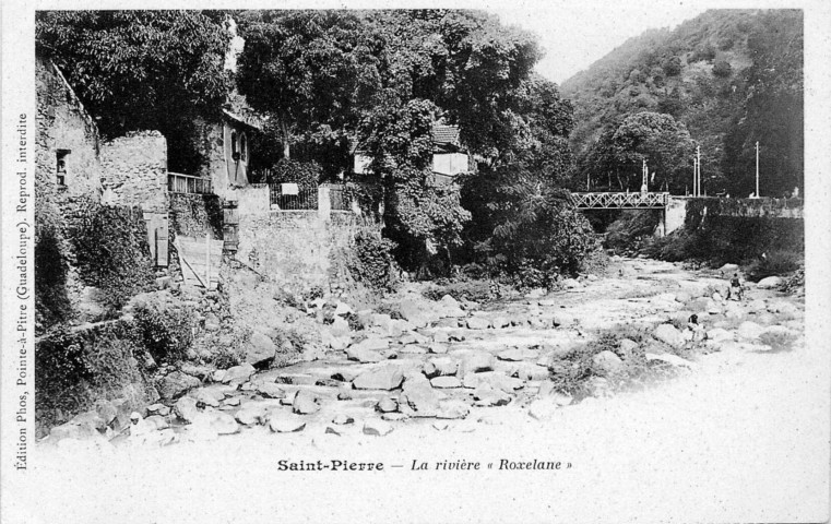 Saint-Pierre. La rivière Roxelane