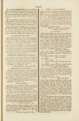 Gazette de la Martinique (1814, n° 10)