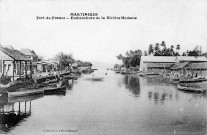 Martinique. Fort-de-France. Embouchure de la Rivière Madame