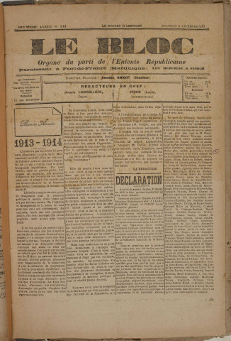 Le Bloc (n° 244)