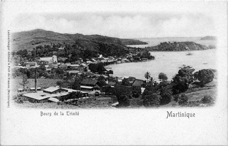 Martinique. Bourg de la Trinité