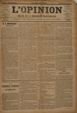 L'Opinion (n° 630)