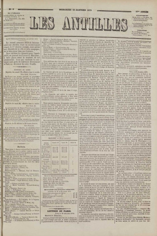 Les Antilles (1879, n° 6)