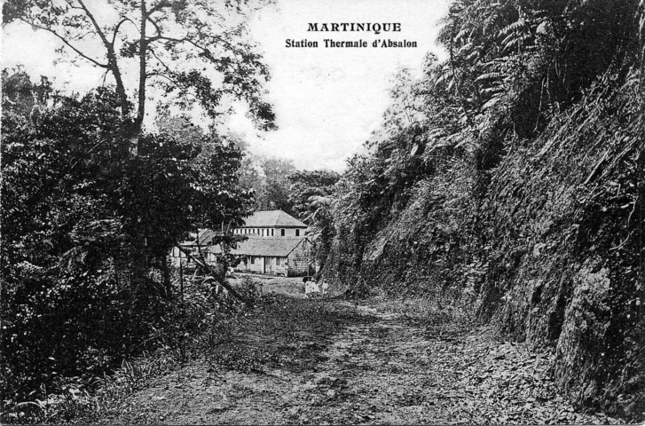 Martinique. Station thermale d'Absalon