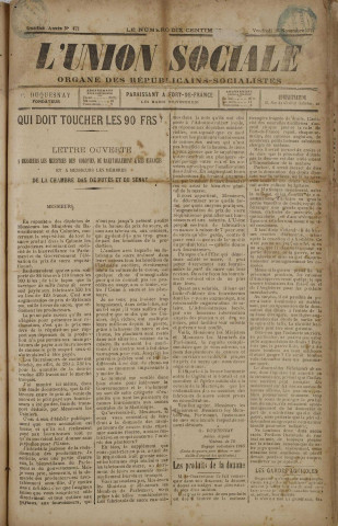 L'Union sociale (n° 471)