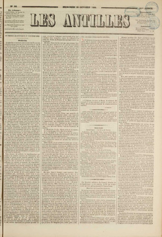 Les Antilles (1868, n° 85)