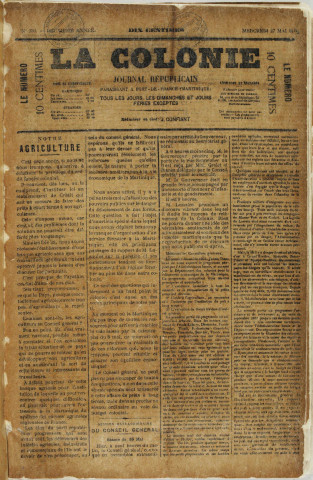 La Colonie (n° 230)
