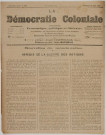 La Démocratie coloniale (n° 205)