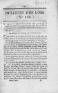 Ordonnance n° 4910 du 6 février 1827 portant que le jugement d'un forçat libéré, accusé d'un délit commis et poursuivi avant sa libération, relève du Tribunal maritime spécial, Bulletin des lois n° 142