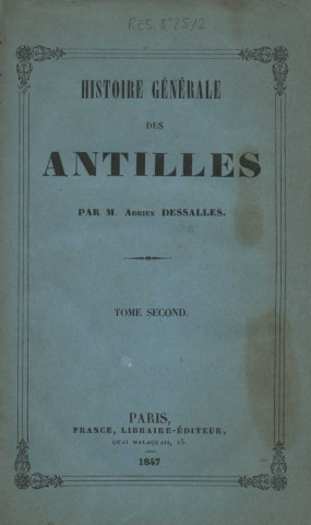 Histoire générale des Antilles (tome II)