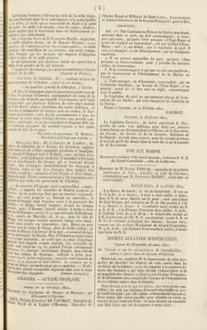 Gazette de la Martinique (1820, n° 32)