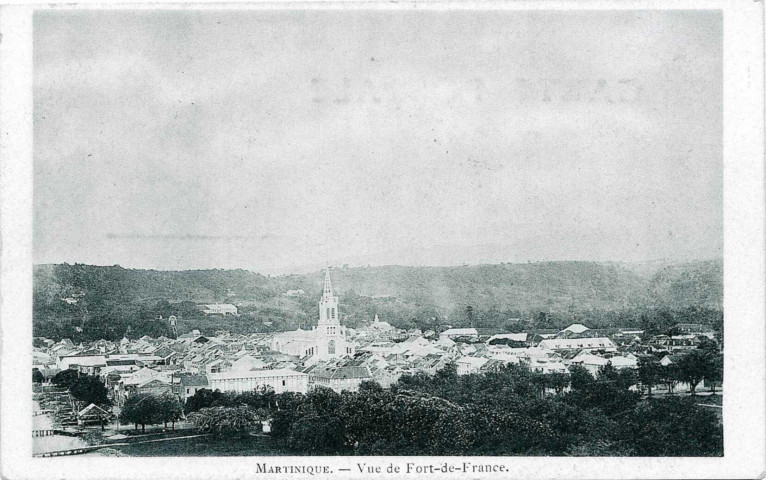 Martinique. Vue de Fort-de-France