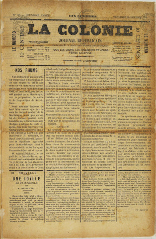 La Colonie (n° 150)