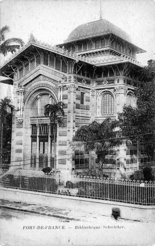 Fort-de-France. Bibliothèque Schoelcher