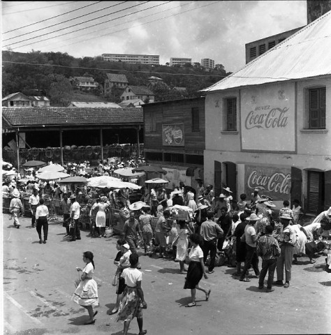 Fort-de-France, centre-ville. les marchés foyalais