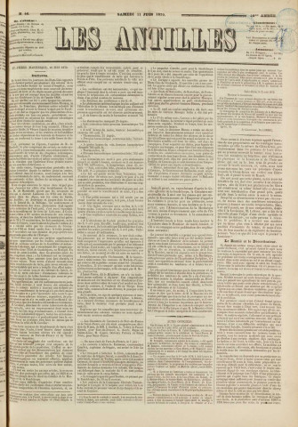 Les Antilles (1870, n° 46)