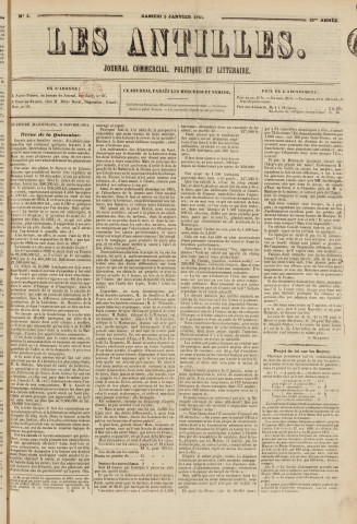 Les Antilles (1864, n° 3)