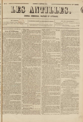 Les Antilles (1864, n° 3)