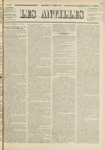 Les Antilles (1870, n° 22)