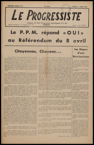 Le Progressiste (n° 76)