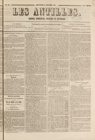 Les Antilles (1866, n° 78)