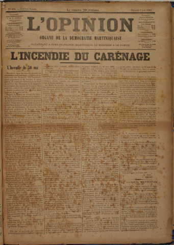 L'Opinion (n° 460)