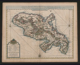 Carte de l'isle de la Martinique