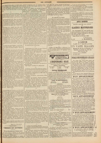 Les Antilles (1887, n° 69)