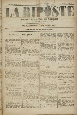 La Riposte (n° 7)