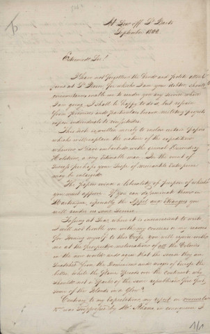 Correspondance relative à la situation politique de Porto-Rico