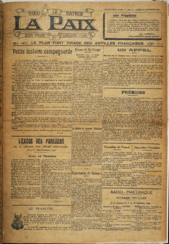 La Paix (n° 1409)