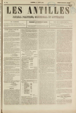 Les Antilles (1868, n° 60)