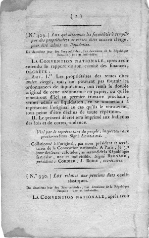 Bulletin des lois de la République Française, n° 61