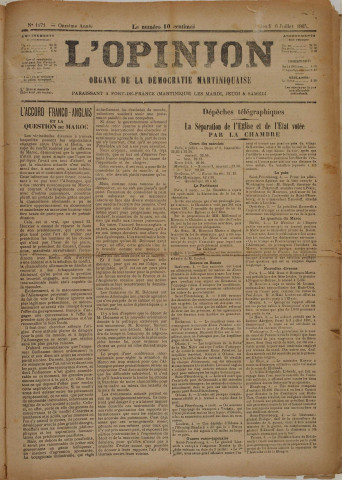 L'Opinion (n° 1171)
