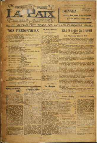 La Paix (n° 2716)