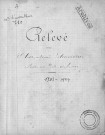 « Relevé des observations volcaniques faites au poste d'Assier » du 1er novembre 1903 au 4 avril 1904, avec croquis et relevé topographique par l'abbé Bidou, curé de Saint-Christophe