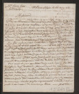 Correspondance commerciale : lettre de J. Diant (Saint-Pierre, Martinique) adressée à Roux frères à Marseille