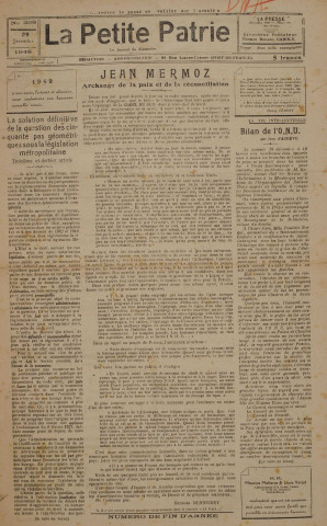 La Petite Patrie (n° 338)