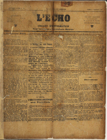 L'Echo (n° 19)