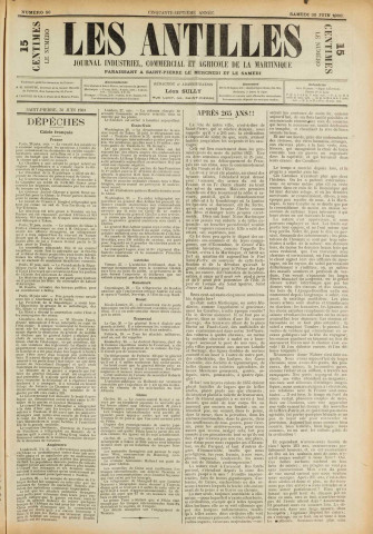 Les Antilles (1900, n° 50)