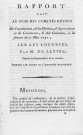 Rapport sur les colonies fait par M. De Lattre, député du département de la Somme, au nom des comités de Constitution, de la Marine, de l'Agriculture et du Commerce et des Colonies, à la séance du 7 mai 1791