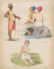 Rivière du Fort Saint-Pierre. Femmes au bain